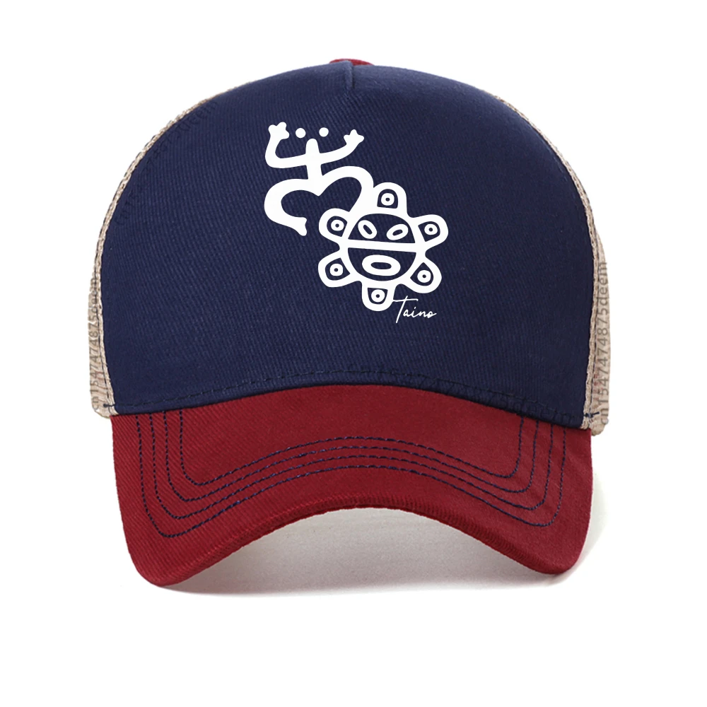 Puerto Rican Sun Frog baseball cap fashion Men Casual Adjustable summer Mesh Breathable hats