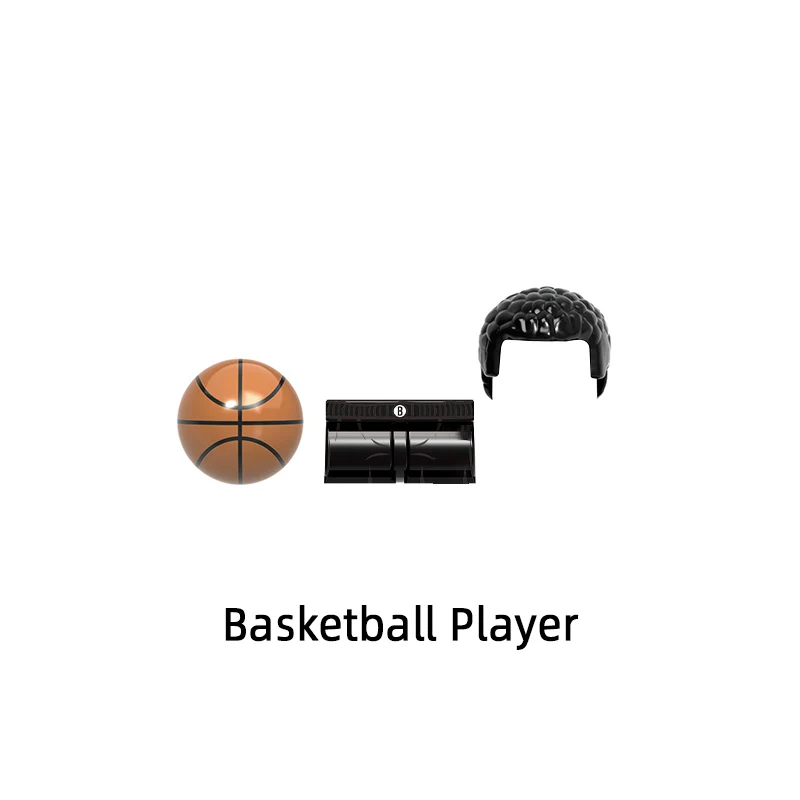 G0107 لاعب كرة السلة الشهير رقم النجمة 24 30 23 7 1 34 6 نموذج كتل MOC الطوب مجموعة الهدايا اللعب #5