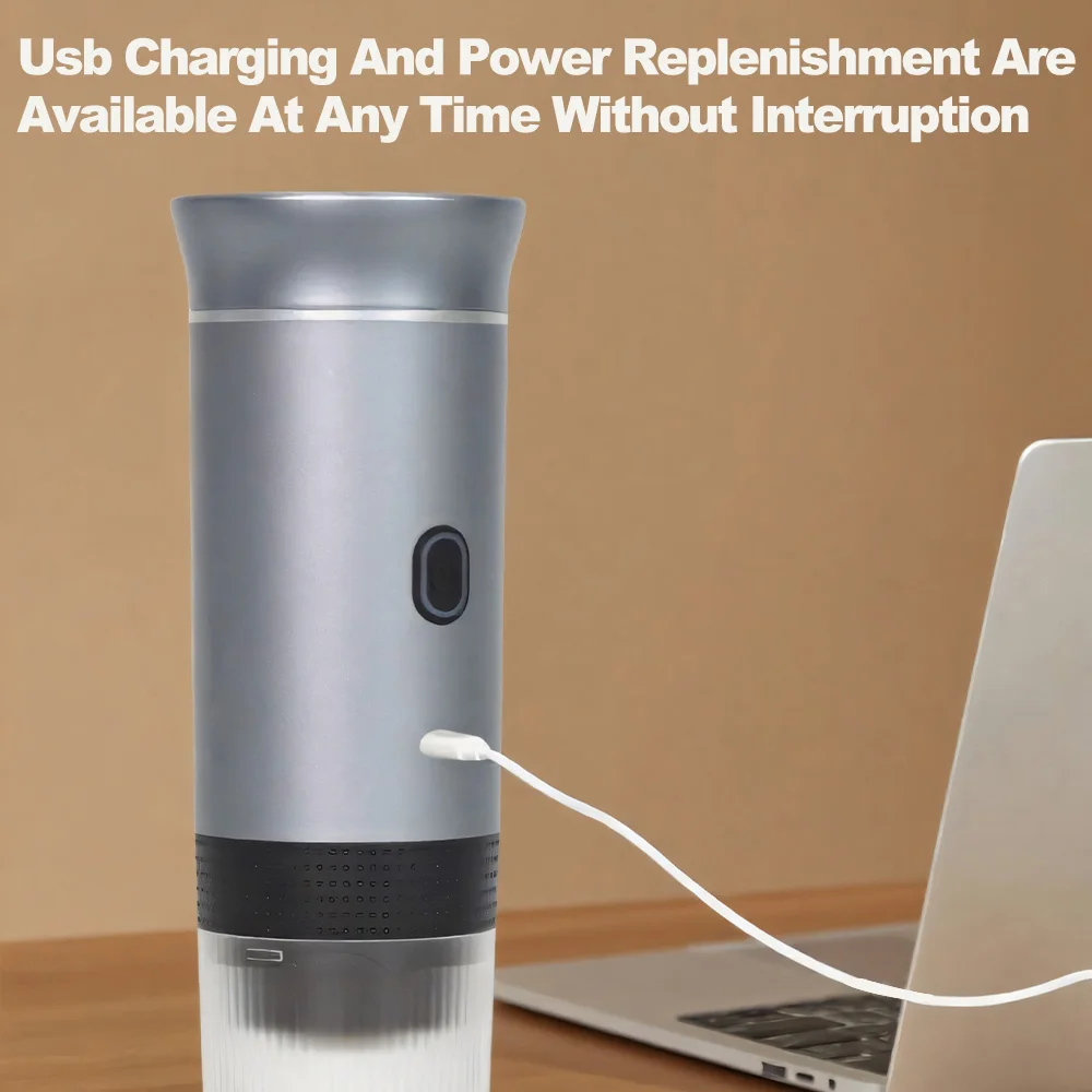 

Car Wireless Electric Portable Espresso Coffee Maker Home Camping Coffee Machine Capsule Powder Travel Coffee Maker