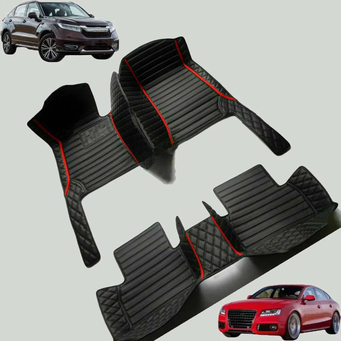 PU-leather waterproof Custom Car Floor Mats For Geely GC2 GC5 GC6 GC7 GX2 Auto Carpets Foot Coche Accessorie floor liners view 5