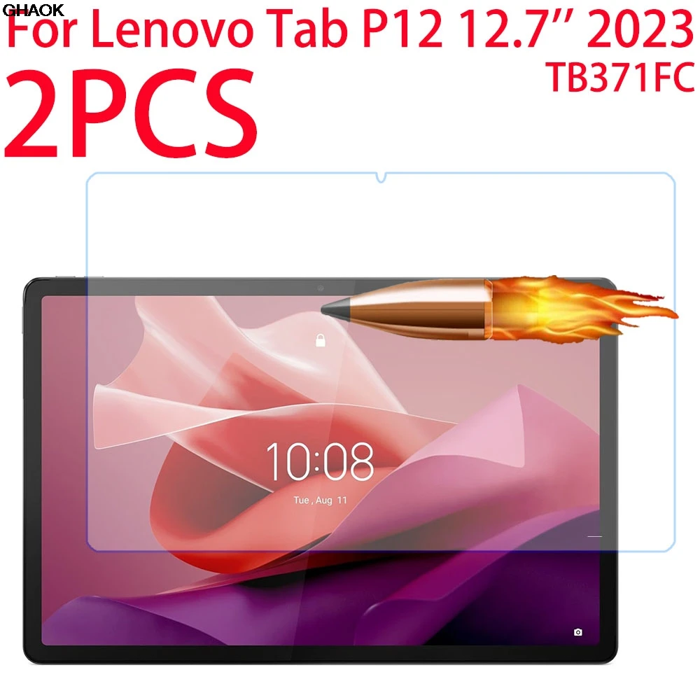 2PCS Tempered Glass For Lenovo Tab P12 12.7 inch 2023 Screen Protector Protective Film For Xiaoxin Pad Pro 12.7'' TB371FC