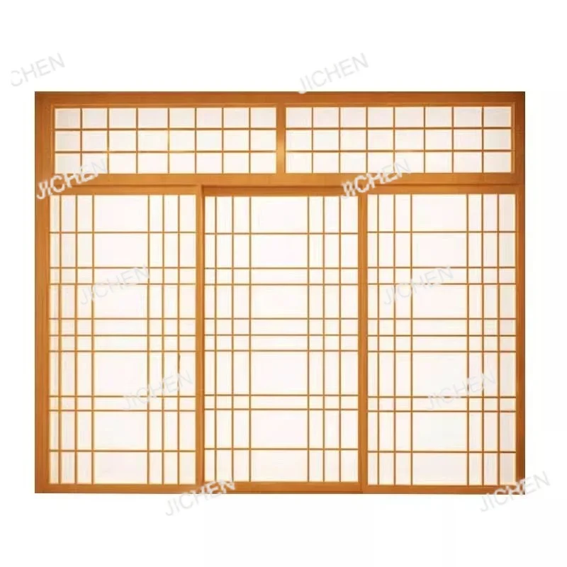 

Customized Japanese Side Opening Lattice Partition Sliding Door Solid Wood Nanmu Room Door