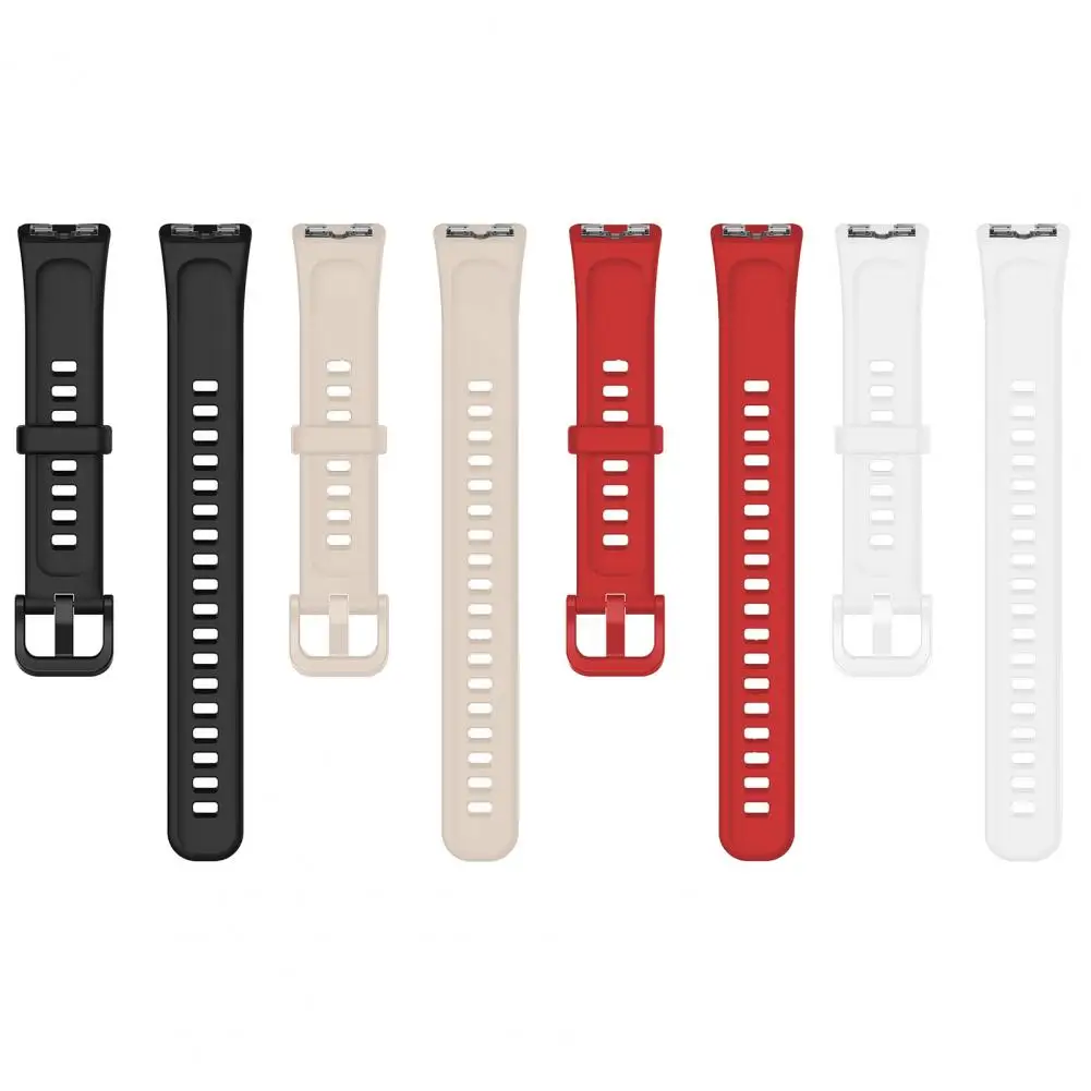 Comfortable Watch Strap Durable Waterproof Soft Tpu Watch Strap Strap Case for Band 8 Adjustable Length Multi Holes