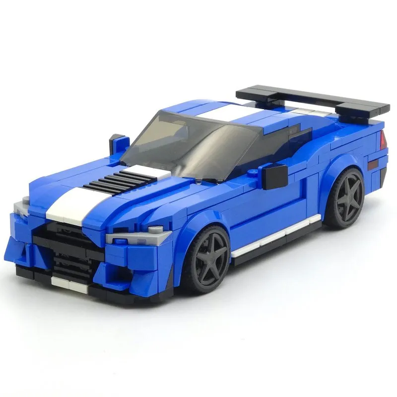 2024 Ford GT500 Car Speed Champion Classic Classic Car Building Blocks Brick Racing Model Children's Toy Gift