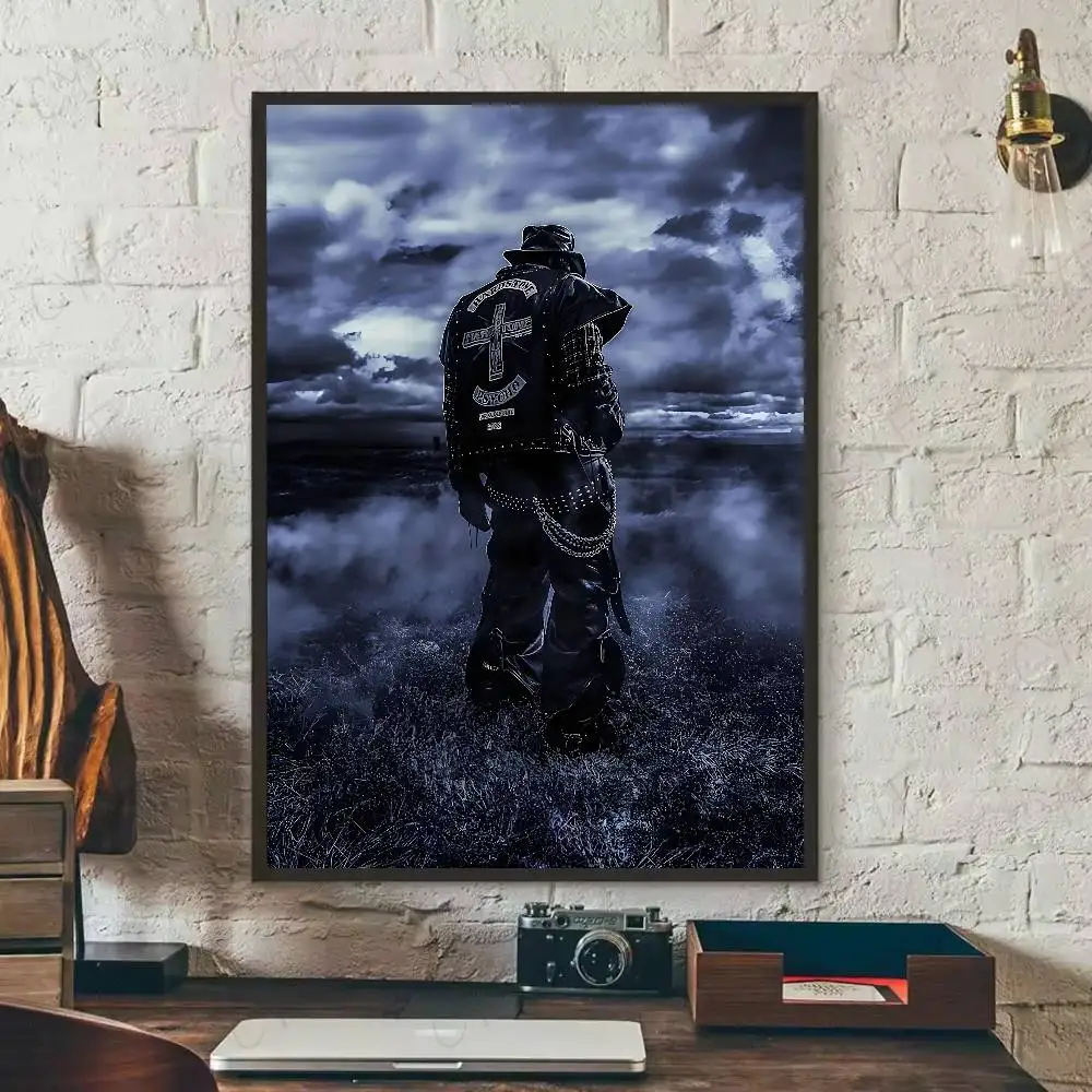 دون توليفر المغني هاردستون النفسية ملصق معرض يطبع ذاتية اللصق ديكور المنزل الديكور صور مطبوعة للحوائط غرفة المعيشة ملصق #5