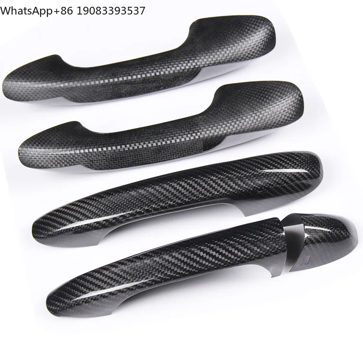 Car Handle Accessories Suitable For Mercedes Gt/cla/glc/s/e/a/b/cls Class W205 Dry Carbon Exterior Door Handle(left Drive)