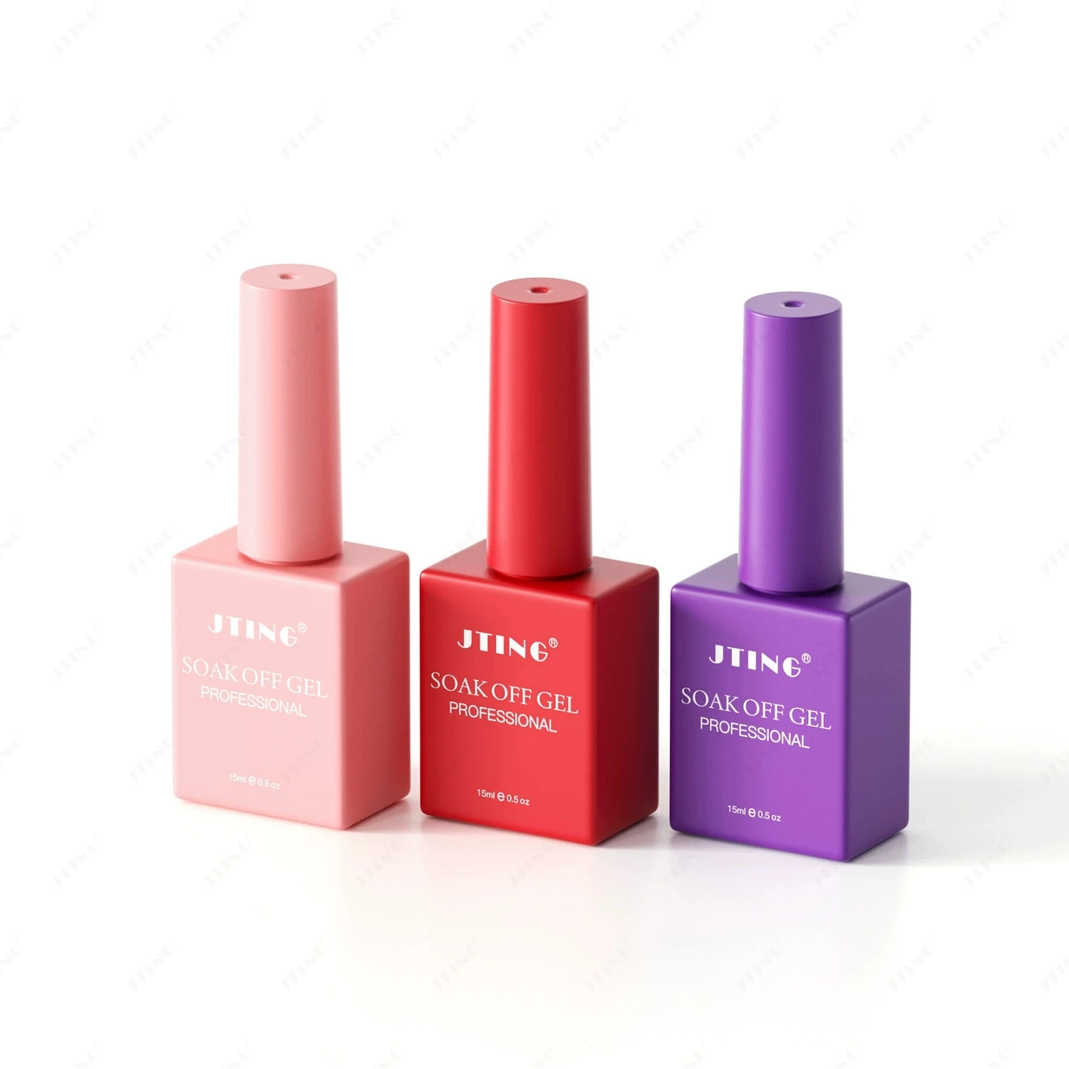 Eleanos-Juego de esmalte de Gel de colores, 66 Uds., con capa Base de libro de Color acrílico y capa superior, botella colorida de 15ml, Gel Led UV treble