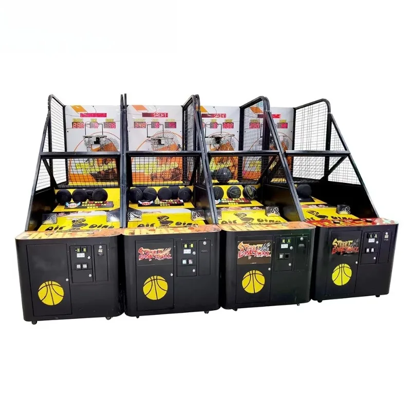 

Coin Operated Indoor Amusement Center New Electronic Basketball Machine Factory Direct Street Basketball Arcade Game Machine