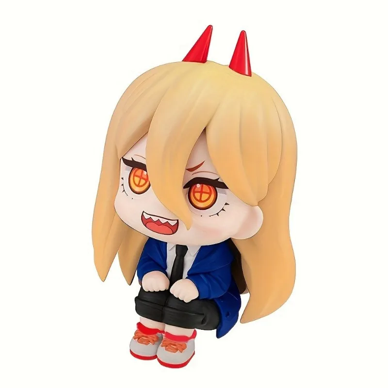 Kettingzaag Man Denji Zittend Model Huisdecoratie Mini Beeldje Auto Interieur Miniatuur Model Collectie Beeldje Kidstoys Geschenken