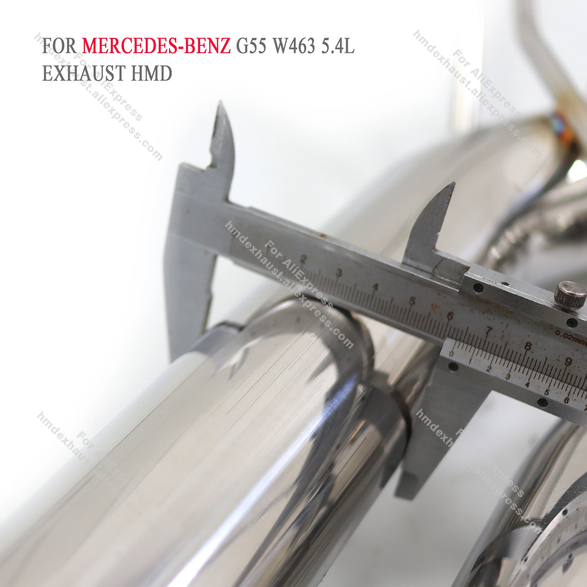 High Quality Catback For Mercedes Benz G55 W463 5.4L Stainless Steel Exhaust System Electronic Valve Muffler Tips Discounted HMD