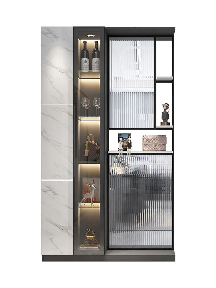 Screen partition cabinet living room entrance porch shelf modern entrance shoe cabinet hall cabinet integration