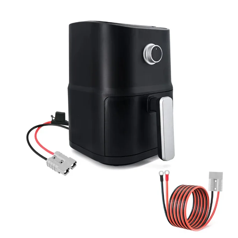 12V DC 250W 3L Portable Vehicle-Mounted Oil-Free Air Fryer for Camping & Travel view 2