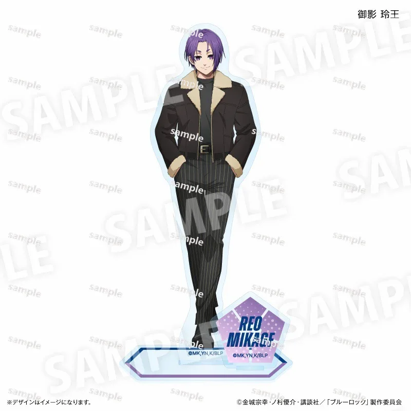 Figuras de bloqueo azul de Anime japonés Mikage Reo Nagi Seishiro, soportes acrílicos, modelo de personaje Itoshi Sae, placa, decoración de escritorio, regalo para seguidores