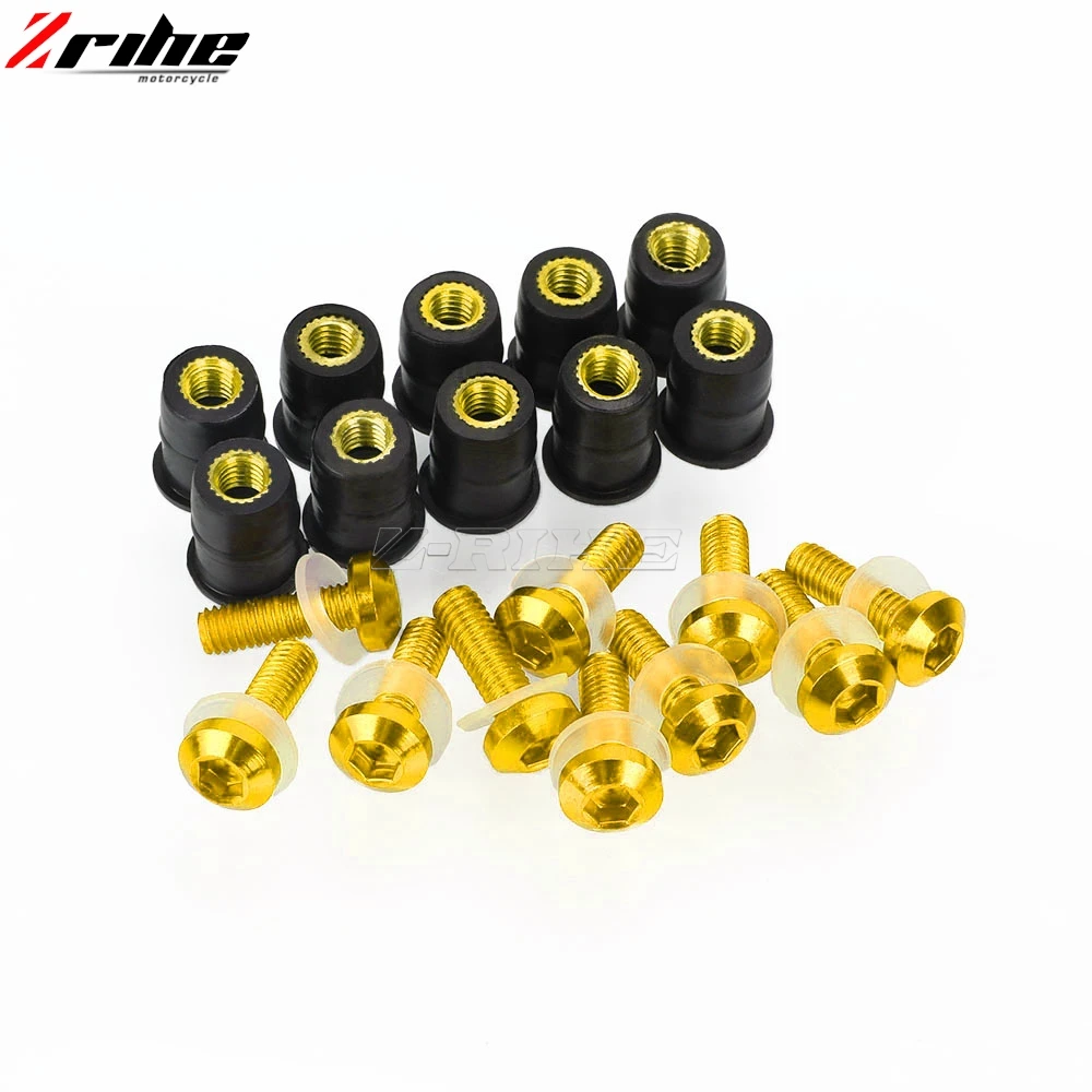 

10PCS M5 5mm Windscreen Windshield Bolts Screw Kits For YAMAHA T-MAX500 XP500 T-MAX530 XP530 TMAX530 TMAX 560 SX/DX/MAX TECH