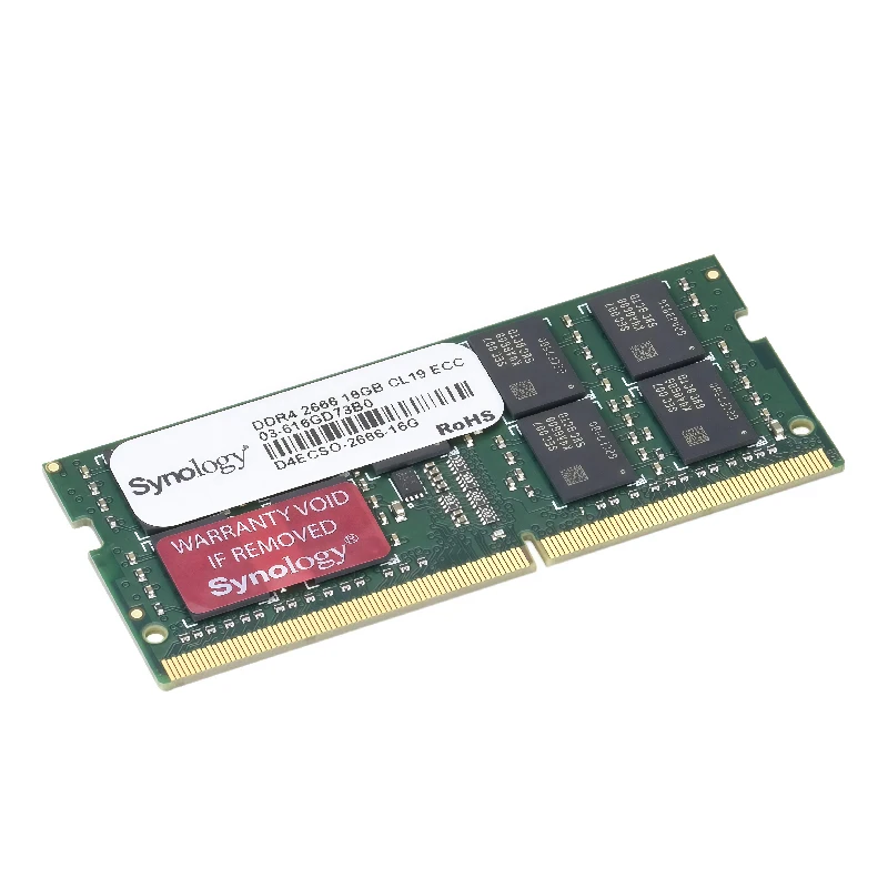 Synology SODIMM ECC RAM DDR4-2666 16GB / 4GB (D4ECSO-2666-16G) DDR4 RAM Memory Module