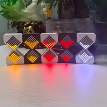 ABKL-LED Electronic Hourglass Toilet Hourglass Timers DIY Digital Sand Clock Time Cyber Style Home Birthday Christmas Gift - AliExpress 15