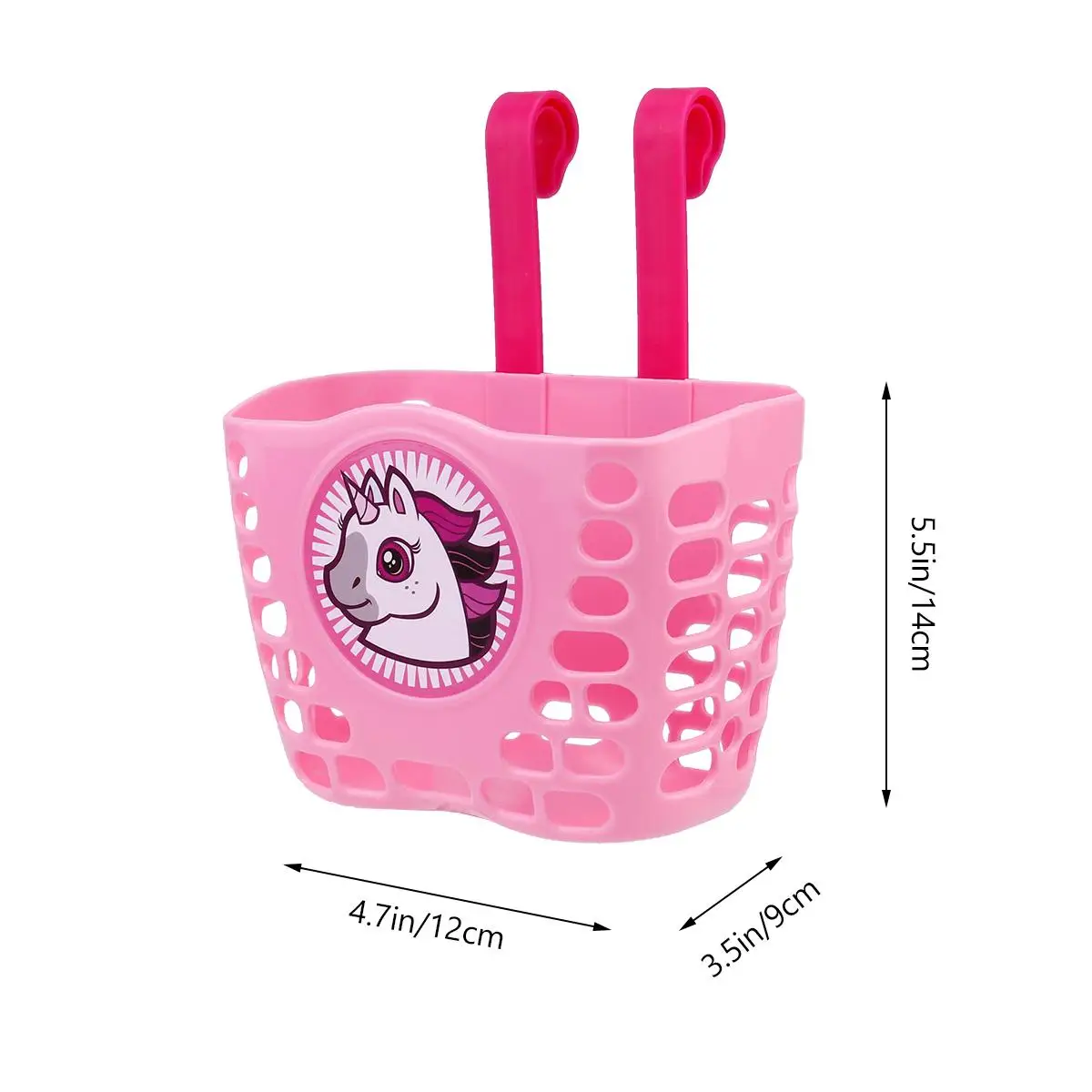 

Storage Basket Plastic Cycling Riding Girls Bike Accessories Pink Scooter for Child