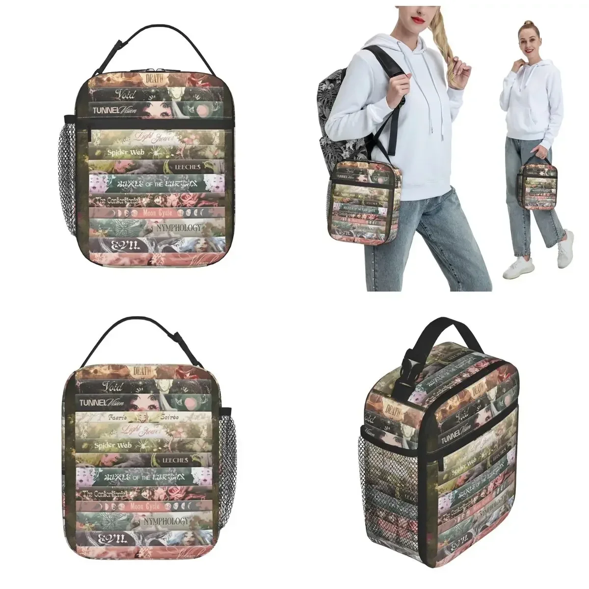 Melanies Martinez Portals Insulated Lunch Bags Storage Food Box Portable Thermal Cooler Lunch Boxes For School Office