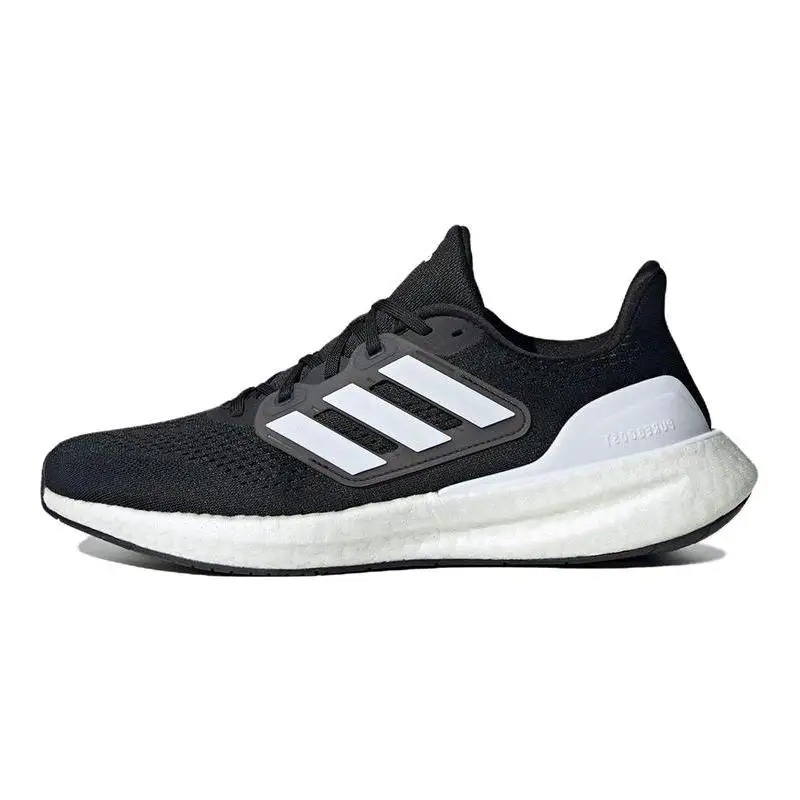 adidas PureBoost 23 Wide 'Black White' Sneakers shoes IF4839