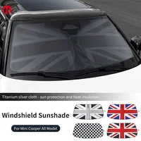 Parasol para ventana delantera de coche, bloques de cubierta, Reflector de rayos UV para Mini Cooper F56 F60 F65 F66 F55 R56 R60 J01 J05, parasol para parabrisas