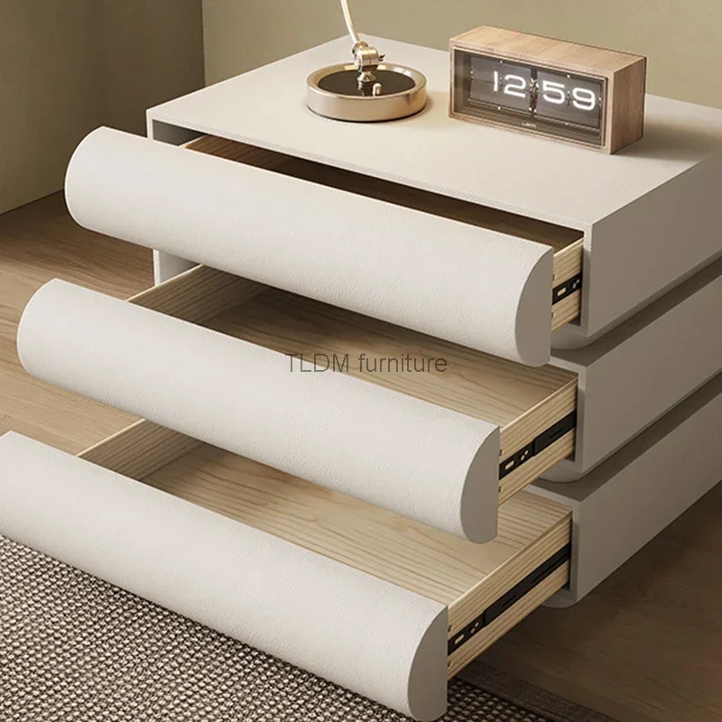 Simple Created Bedside Table Storage Mobile Dresser Bedroom Bedside Tables Modern Small Mesas De Noche Furniture for Room GG