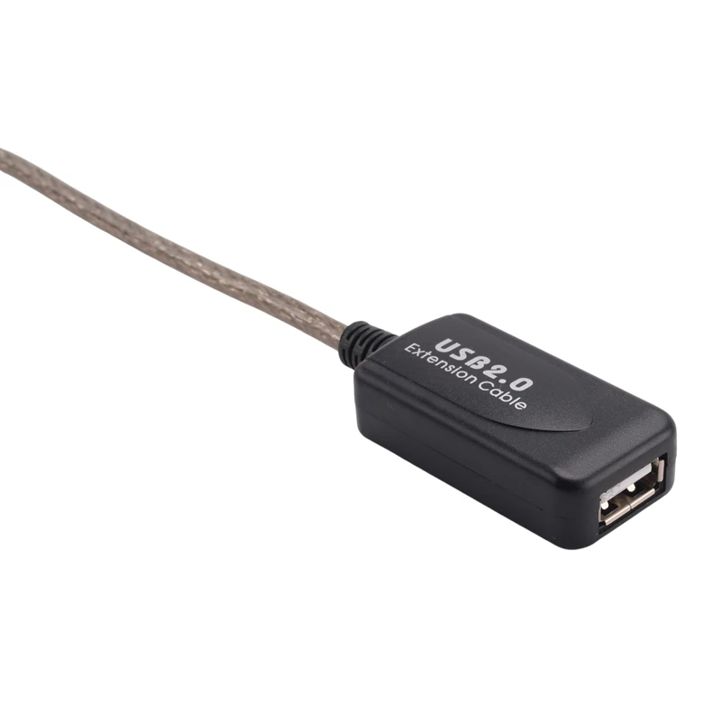 Active USB 2.0 Extension Repeater Cable 10M 480Mbps Male to Female