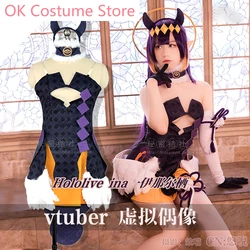 Anime! Vtuber Hololive Ninomae Inanis Battle Suit Lovely Uniform Cosplay Costume Halloween Party Outfit For Women 2021 NEW