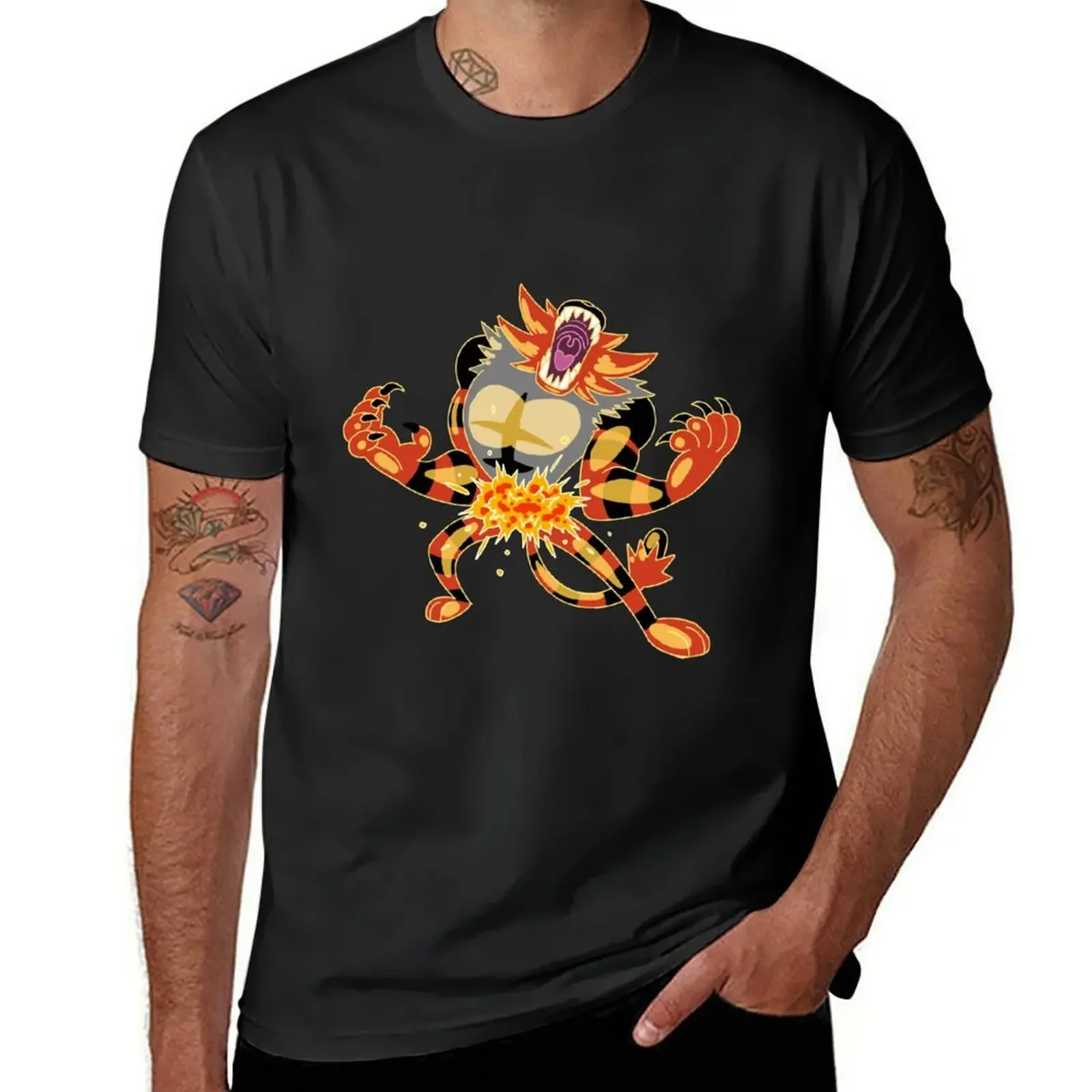 

Incineroar T-Shirt kawaii clothes anime clothes vintage graphic tee mens clothes