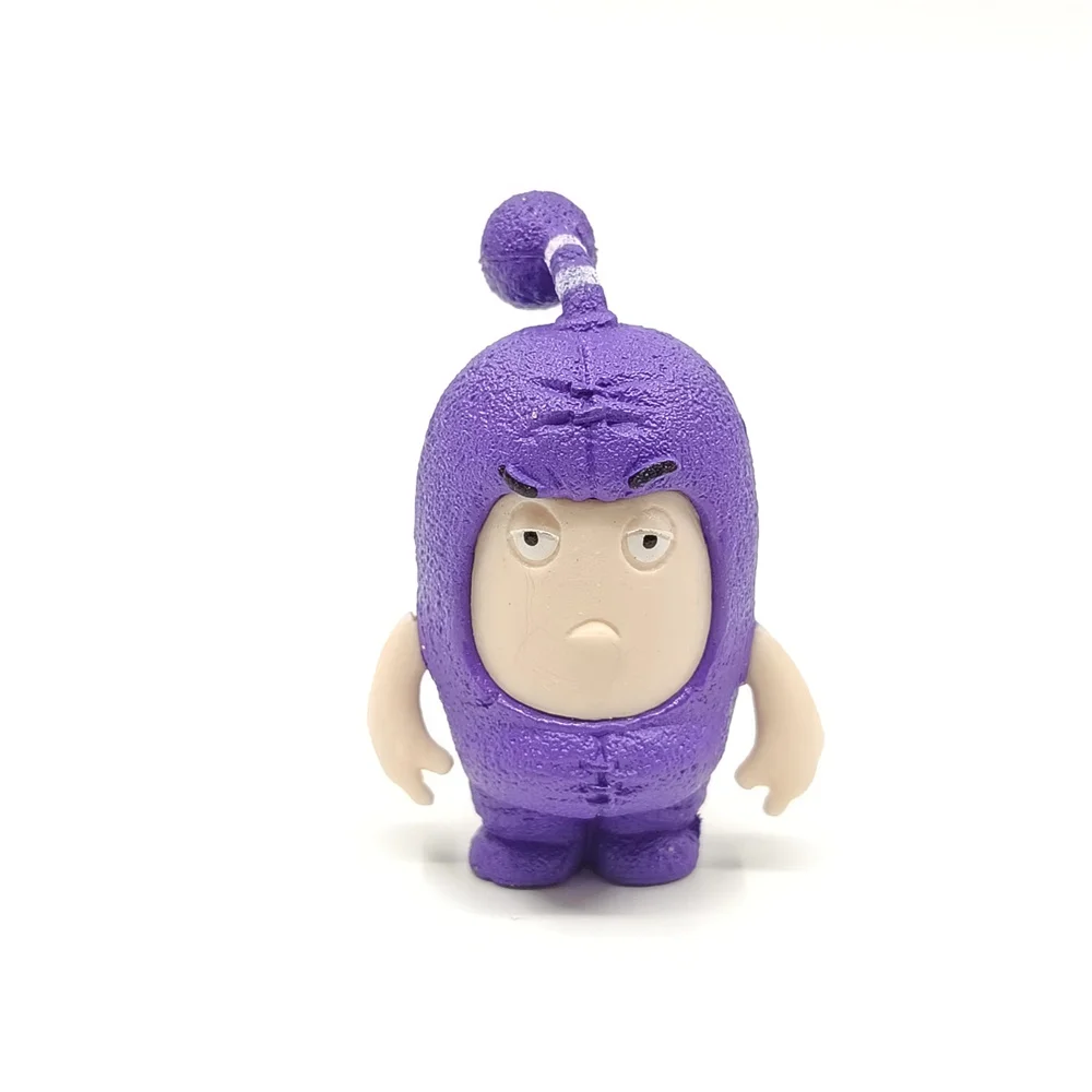 7pcs Original Oddbods Newt Pogo Slick Jeff Zee Figure Model Accessories Kawaii Cute Oddbods Cartoon Anime Mini Dolls Kids Gift