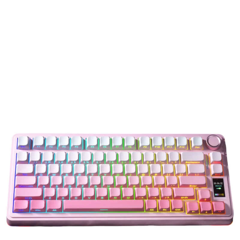 

Wireless mechanical keyboard, customized, three-mode connection