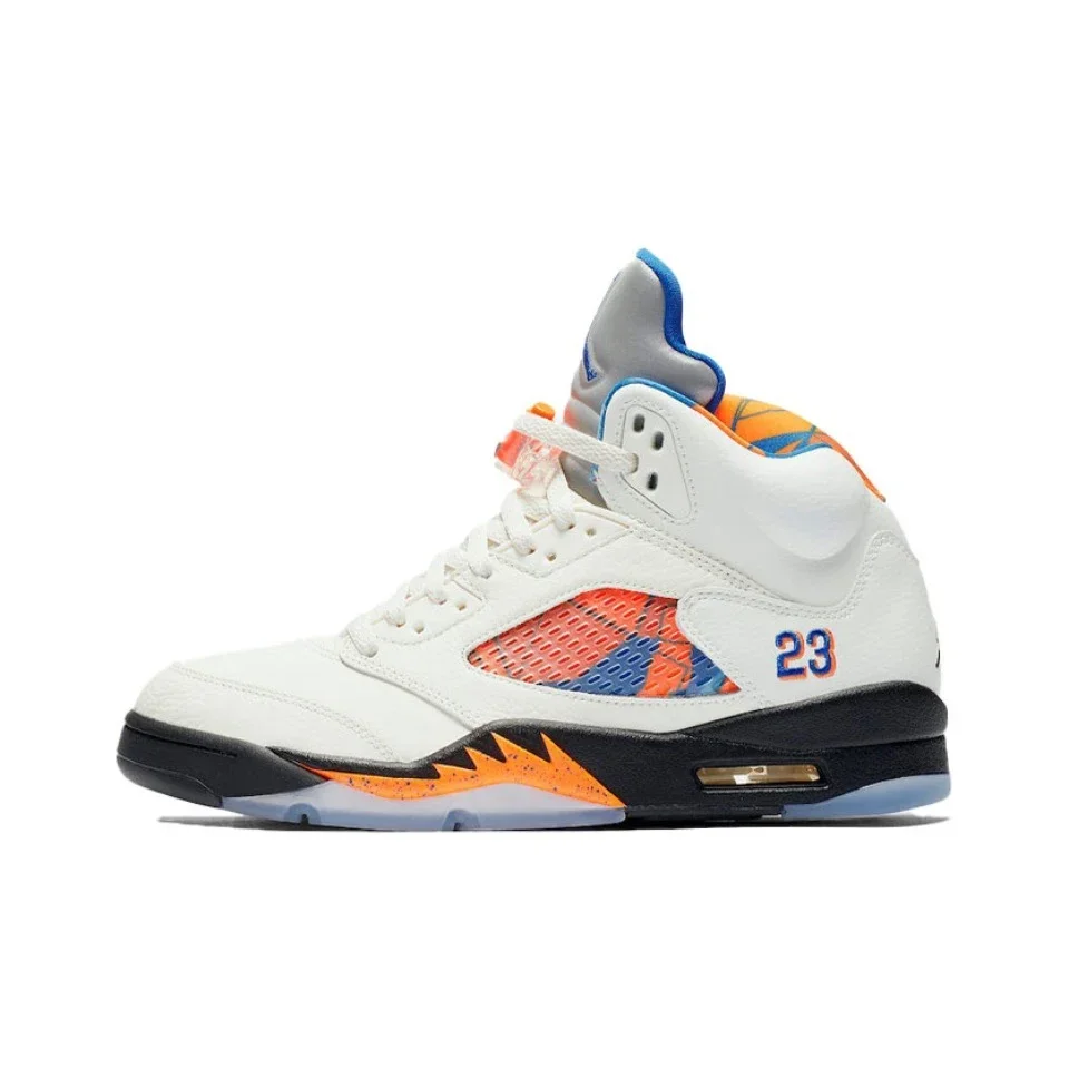 SALE Jordan Air Jordan 5 Retro Anti-Slip High Top Basketball Shoes Men's And Women's Sneakers 555088-063