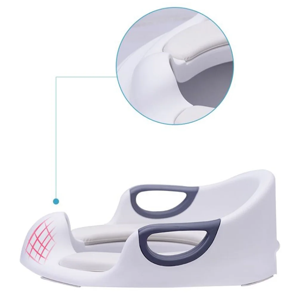 1 pz Sedile per WC per bambini di grandi dimensioni Premium PU Doppio corrimano per WC per bambini per ragazzi e ragazze di età 1-7 anni
