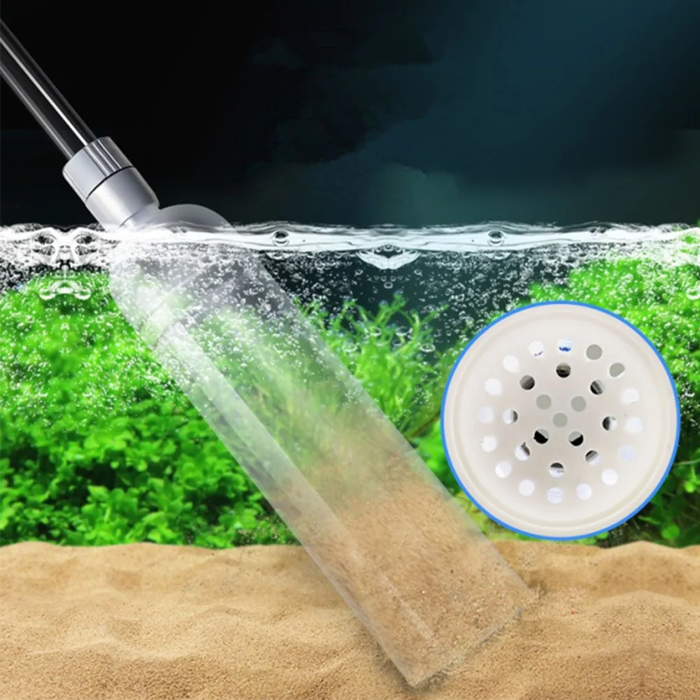 Aquarium Water Changer Syphon Vacuum Cleaner Pump Gravel Cleaner Semi-Auto Fish Tank Water Changer Fish Tank Accessories