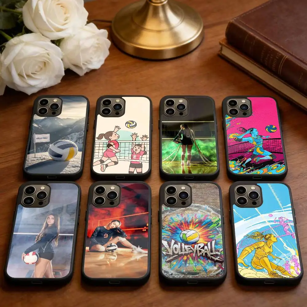 

Painted volleyball (9) Phone Case For iPhone17,16,15,14,13 Plus,Pro Max Magnetic For Magsafe Wireless Charging