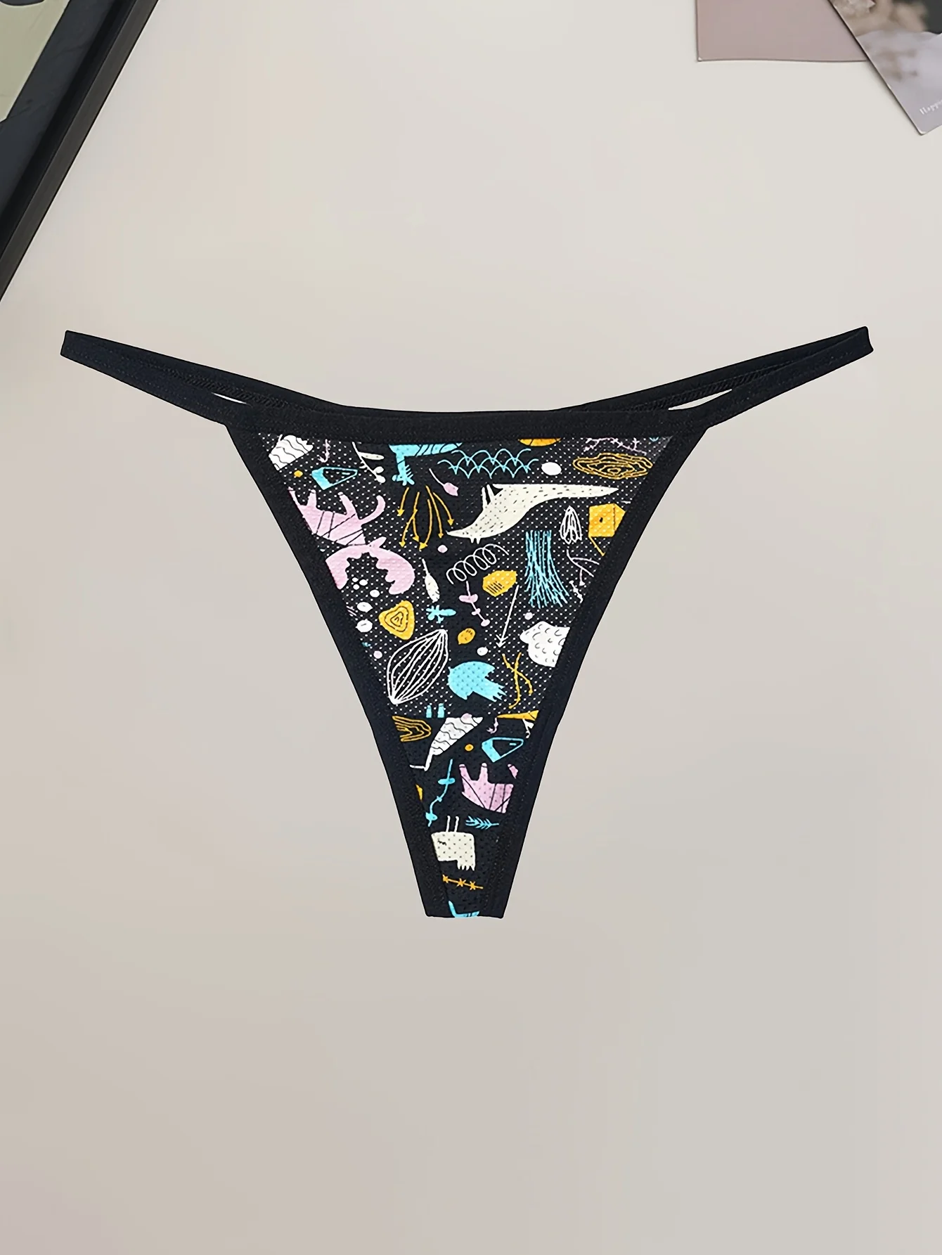 4 قطع ملابس داخلية نسائية لطيفة مطبوعة على شكل زهرة سحابة، بدون خياطة، مريحة، قابلة للتنفس، ملابس داخلية نسائية منخفضة الخصر