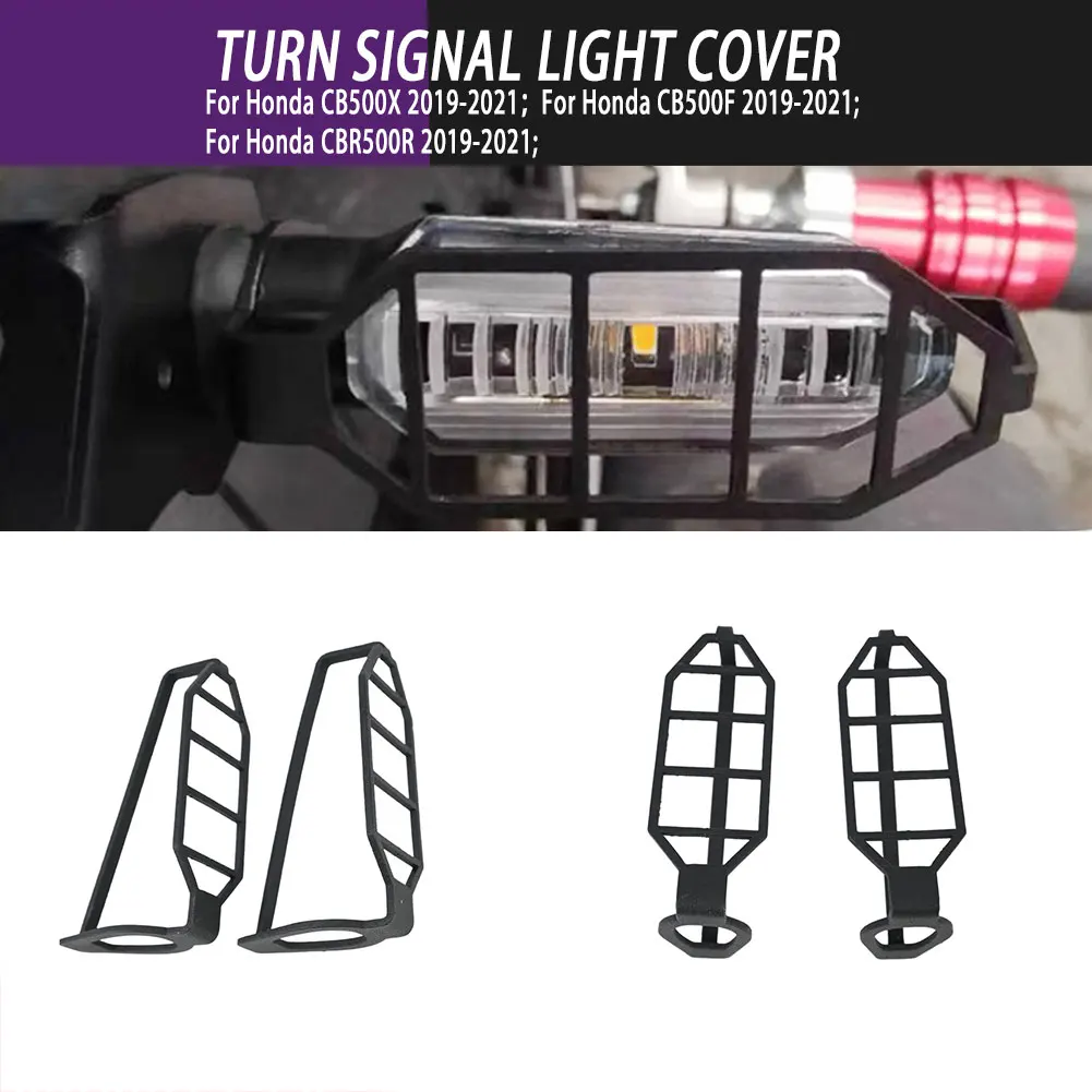 

Motorcycle Modification Accessoires Front Rear Turn Signal Light Protection Cover For Honda CB500X CB500F CBR500R 2019-2021