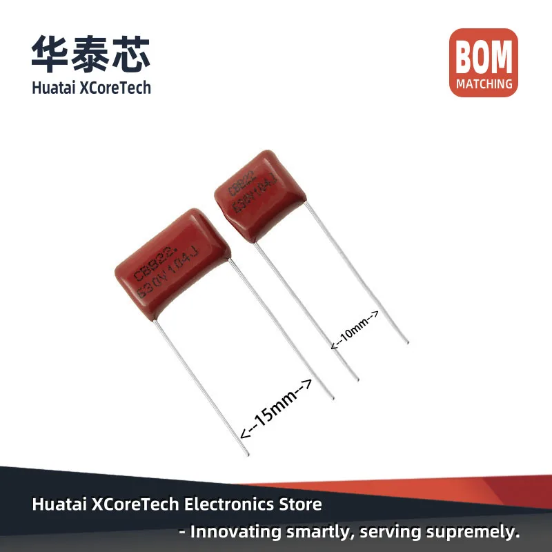 

5PCS DIP High-voltage Metallized Polypropylene Film Capacitor CBB 630V 105J 125J 155J 205J 225J 275J 335J 475J 106J