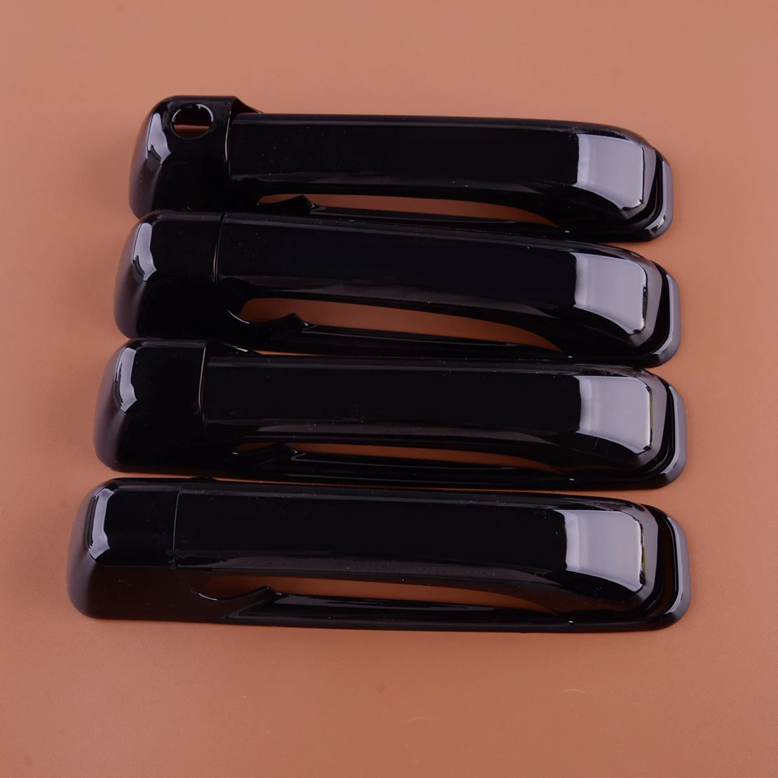 

Car Exterior Front Rear Left Right Door Handle Cover Trim Set Glossy Black Fit for Dodge Ram 1500 2500 3500 Jeep Grand Cherokee