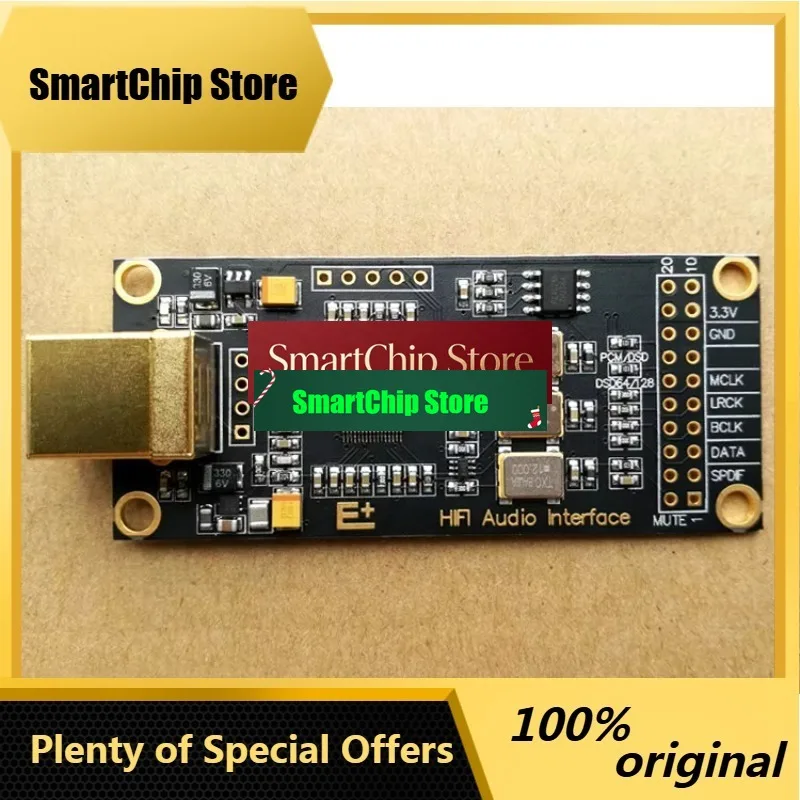 SmCpSA9227HIFI Fever Audio USB Decoder Kit DAC Daughter Card Expansion Card With Italian Interface Size