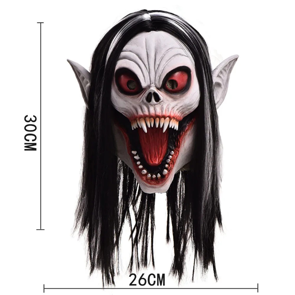 Vampire Mobias Terror Wig Mask Latex Headset Ball Party Props Halloween New Products Surrounding