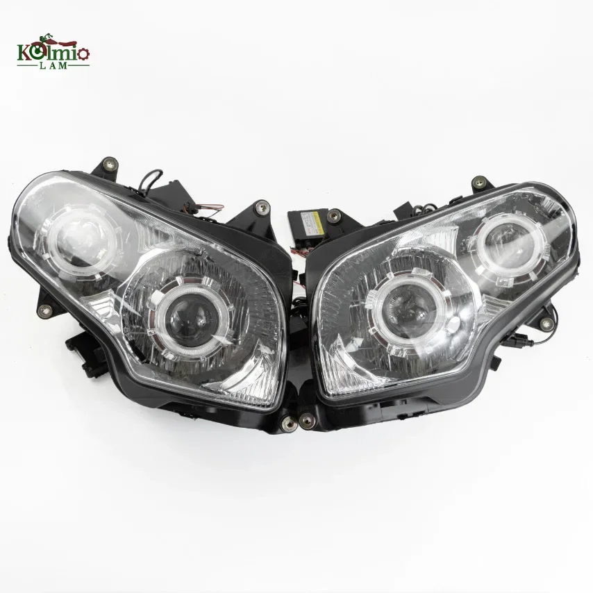 

Factory Hot Selling Applicable to GL1800 Gold Wing 1800 2001-2010 Motorcycle Headlight Assembly, Angel Eye Headlight