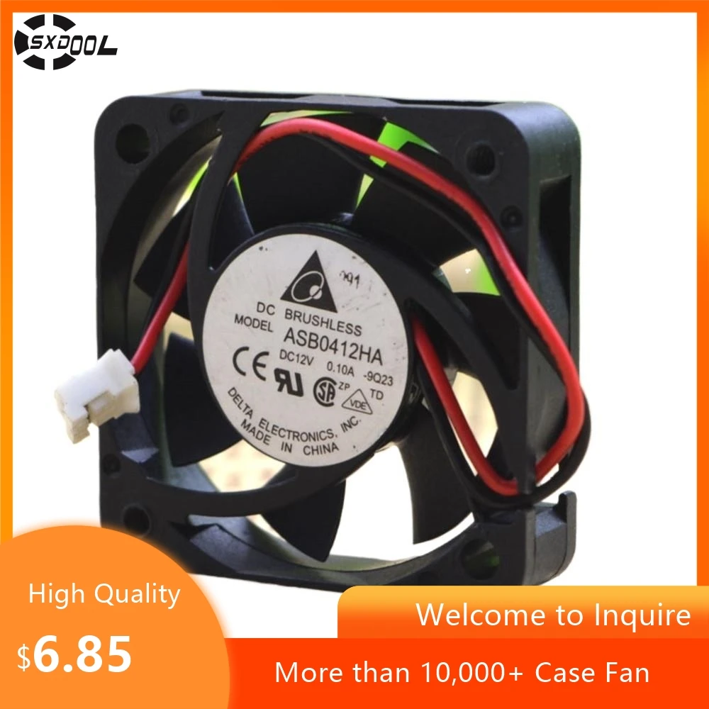 for Delta ASB0412HA 40mm 12V 0.10A Silent Cooling Fan, 4CM 4010 for Electronics Small Devices