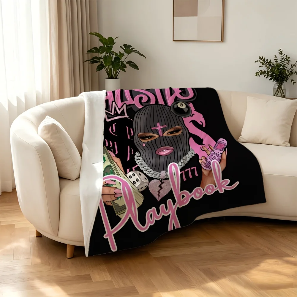 Trendy Pop Culture The Hustle Blanket Throw Mega Fleece Decorative Room Decor Tapestry 150x200cm