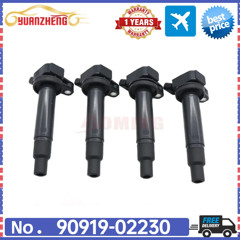 90919-02230 For LEXUS GS430 2001-2007 GX470 2003-2009 LS430 2001-2006 LX470 1998-2007 LX570 2008-2009 4PCS Car Ignition Coil