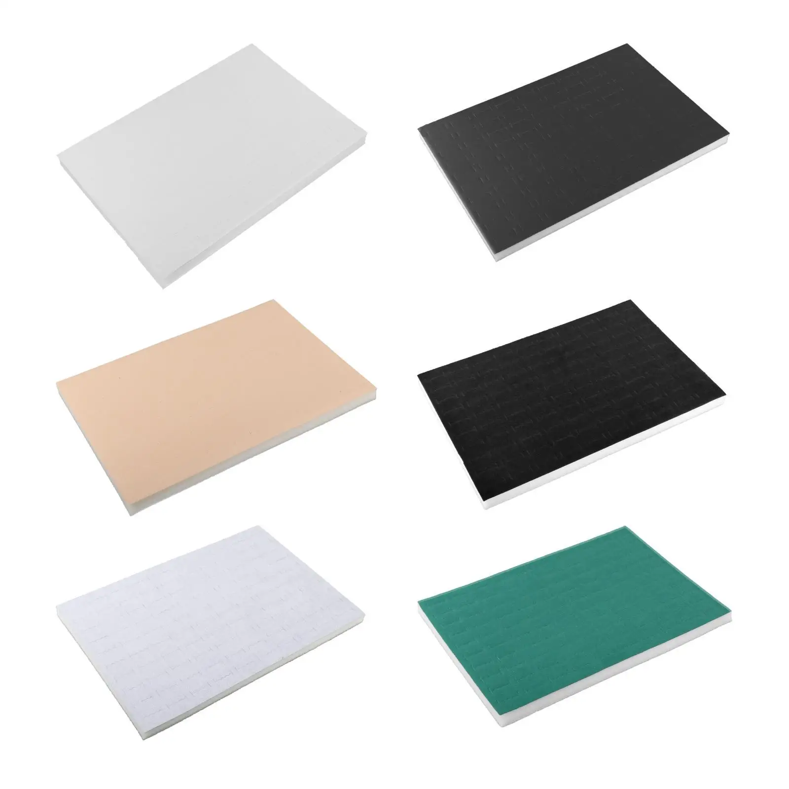 

Rings Insert Display Pad Freely DIY Cutting Holds 100 Rings Storage Tray Rings