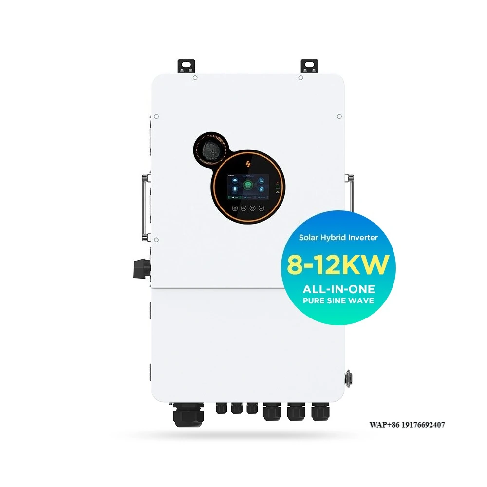 Good Quality Wholesale All in One Three Phase 230Vac 8kw 10kw 12kw Hybrid Solar Inverter With Breaker for Home