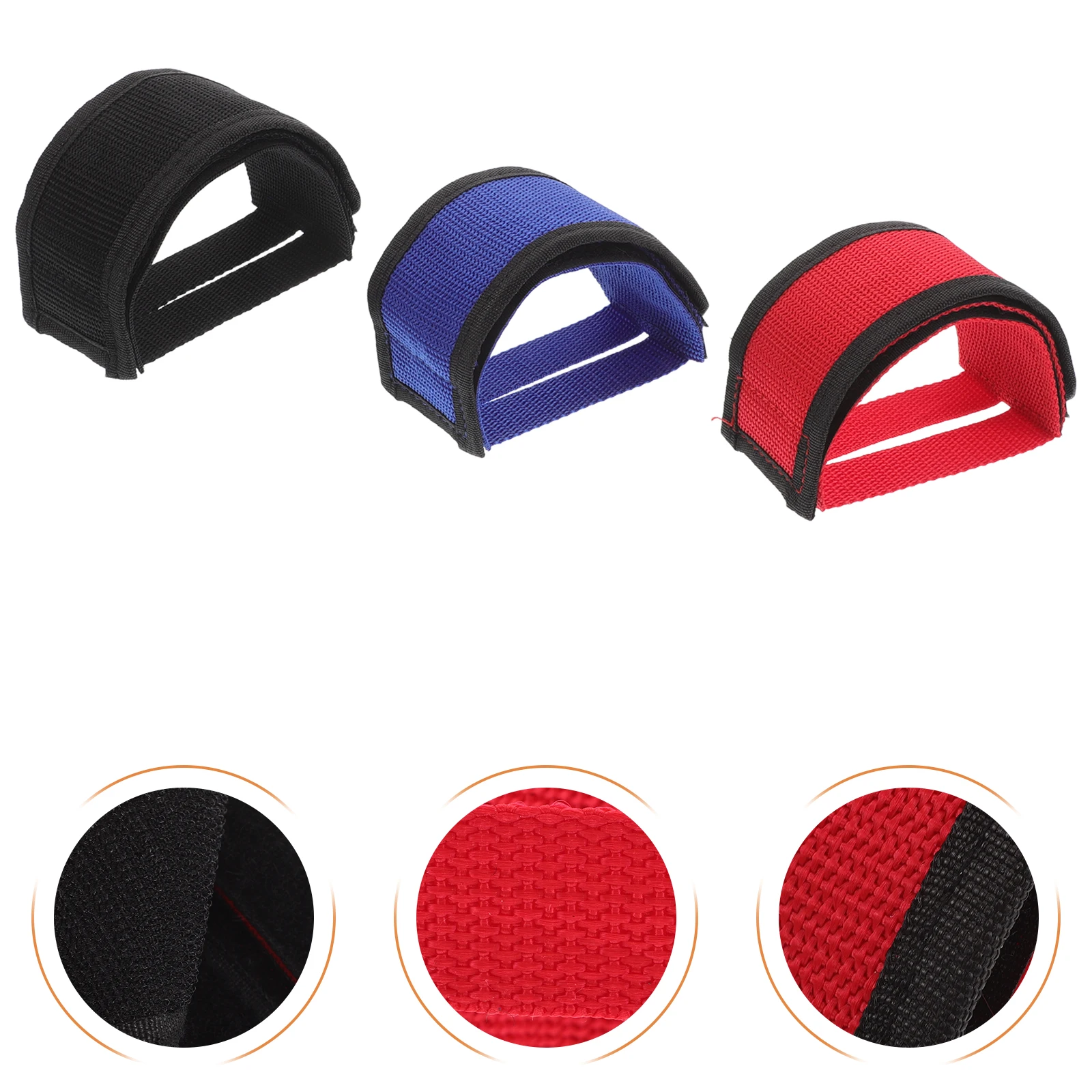 

6Pcs Cycling Pedal Straps Adjustable Bike Foot Straps Universal Fit Secure Fastening Lightweight Comfortable for Long Rides