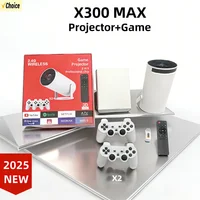 Proyector portátil X300MAX Gaming Bliss: eleva tu experiencia de juego en casa con pantalla de alta definición 1280x720P