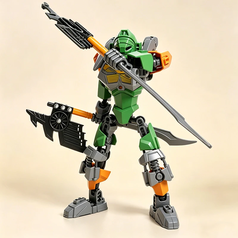 Bionicle Hero Factory Star Warrior, Bloques de Construcción, Figuras Maestras, Combinación de Anime, Robot Mecánico, Colección de Ladrillos, Juguete para Niños, Regalo para Niños