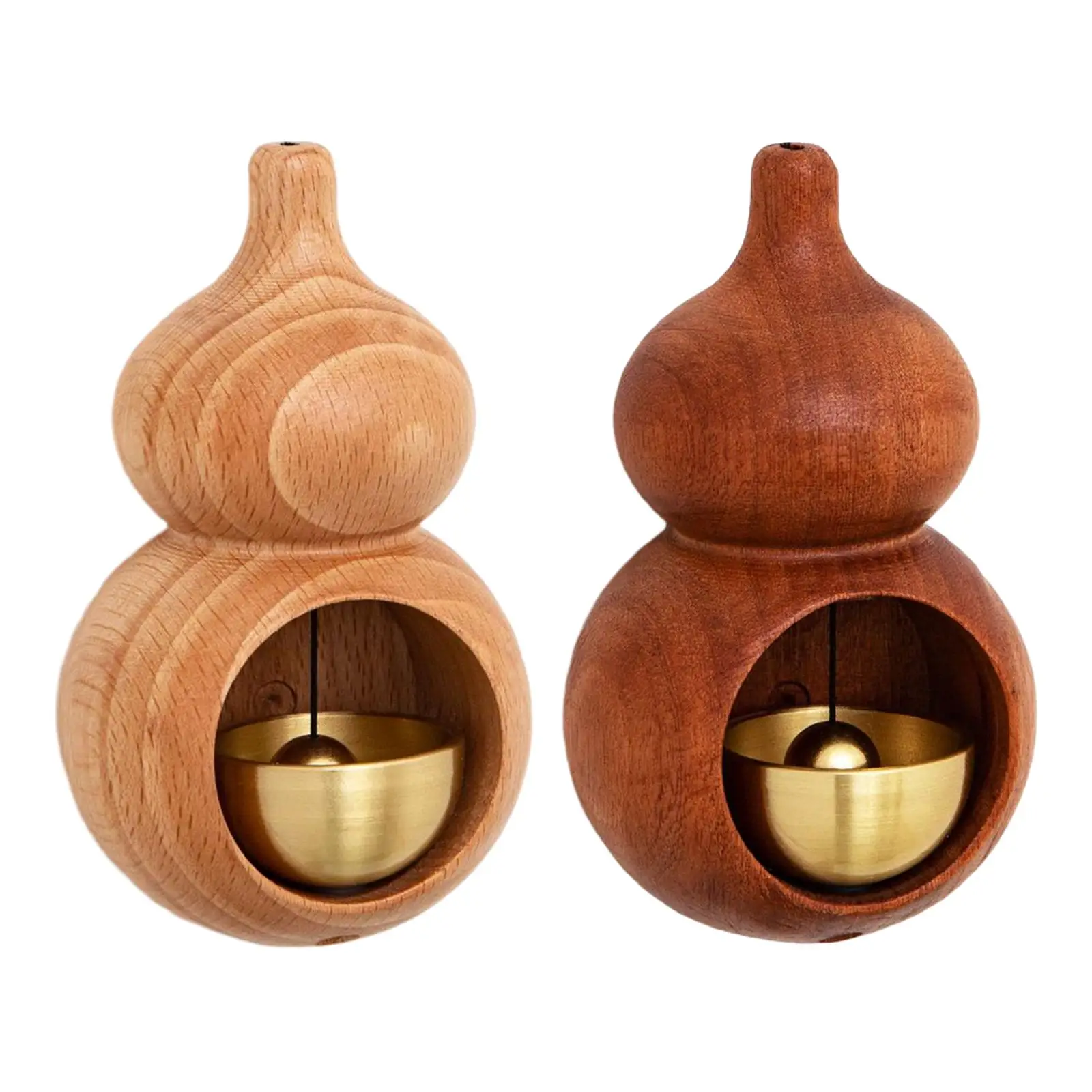 Shopkeepers Bell Lucky Gourd Wind Chime Creative Wooden Ornament Entry Doorbells